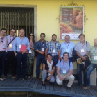 Representantes bercianos entre los participantes del Encuentro Europeo de la Castaña.