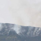 Imagen del incendio de Barjas, el pasado agosto.