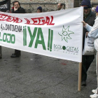 Una de las protestas contra el vertedero de RMD.