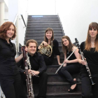 Integrantes del Quinteto de Viento Eos.