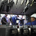 Trabajadores de Alto Bierzo pertenecientes al Pozo Casares de Tremor de Arriba.