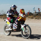 Marc Coma, durante la segunda etapa del Dakar 2012.