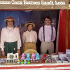 Stand del Museo Casa Botines presente durante este fin de semana pasado en la Fira Modernista de Terrassa. DL