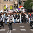 Cientos de estudiantes se manifiestan por las calles de León durante la jornada de huelga
