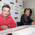 Juan Luis Díez y Álvaro Valdés, en la presentación de la campaña de media temporada.