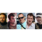 Las víctimas de John. De izquierda a derecha, James Folley, Steven Sotloff, David Hainess, Alan Henning, Peter Kassig, Haruna Yukawa y Kenji Goto.