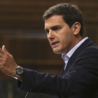 El líder de Ciudadanos, Albert Rivera, en una intervención en el Congreso.