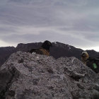 Pareja de quebrantahuesos en Picos de Europa. FCQ