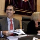 César Antón, en la comparecencia para explicar las cuentas de Familia