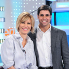 Susanna Griso y Francisco Rivera, en el debut del torero en el programa 'Espejo Público'.