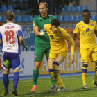 Fernando Román jugó en El Toralín con el Alcorcón en la temporada 2015-16. ANA F. BARREDO