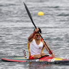 Paco Cubelos demostró en el Nacional K1 1000 metros que no tiene rivales en España.