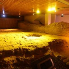 El Aedes Augusti, uno de los sótanos de la Ruta Romana, tras la musealización.