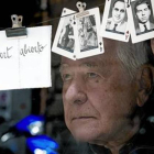 Francisco González Ledesma, en la librería Negra y Criminal.