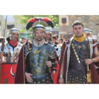 Imagen de archivo de la recreación del desfile. L. DE LA MATA