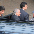 Michel Temer, expresidente de Brasil, es ingresado a una prisión de Sao Paulo.