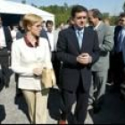 Jaume Matas con Silvia Clemente, seguidos de García Monge y Riesco