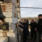 Los alumnos de la Escuela de Campaneros de Villabalter tocaron a ‘tente nube’ el día de Santo Tormentero.