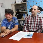 Antonio Donís y Antonio Morán, de la organización. L. DE LA MATA