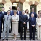 Momento de la toma de posesión del único consejero leonés, Silván