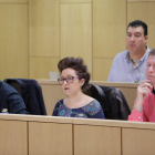 Los tres concejales del grupo municipal socialista. SECUNDINO PÉREZ