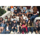 Alumnos y profesoras del Álvaro Yáñez en Barcelona. DL