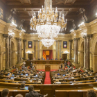Sesión en el Parlament de Catalunya
