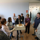 La doctora Luciana Ghersi y los alumnos del curso. ANA F. BARREDO