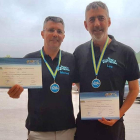 Baldomero Villar y Leonardo Gentile subieron al segundo peldaño en el Open del Mar de Mares. DL