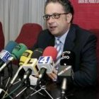 Javier Chamorro, en imagen de archivo, durante una rueda de prensa