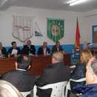 Eduardo Fernández presidió la reunión de la Junta Comarcal.