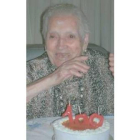 Flora Fáñez, el día de su centenario