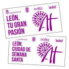 600.000 tickets promocionarán la Semana de Pasión con dos lemas: 'León, ciudad de Semana Santa' y 'León, tu gran Pasión'.