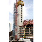 Estado de las obras de la nueva torre.