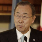 El secretario General de las Naciones Unidas, Ban Ki-moon.