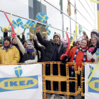 Acto inaugural de la nueva planta de Ikea.