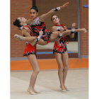 Las gimnastas de mejor nivel trabajan en el Ceard.