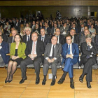 Aspecto que presentaba la tribuna de invitados al acto celebrado ayer en Arroyo.