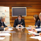 Suárez-Quiñones, ayer, en la reunión de la Vivienda del Consejo del Diálogo Social.