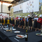 Imagen de los participantes en el concurso de cocina. MEDINA