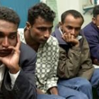 Inmigrantes asiáticos detenidos ayer en Fuerteventura