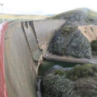 El embalse de Villagatón, que entró en servicio en enero, en una imagen de archivo.