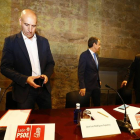 José Antonio Diez con Zapatero la pasada semana en un acto del PSOE en León
