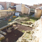 Fotos de las obras que están haciendo en los restos arqueológicos en la Casona Puerta Castillo. F. Otero Perandones.