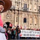Imagen de una de las concentraciones de los trabajadores en una jornada de huelga de octubre.