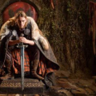 Fotograma de Jamie Campbell Bower, el actor que da vida al rey Arturo en la serie 'Camelot'.