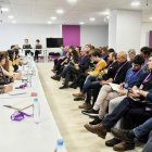 Reunión extraordinaria del Consejo Ciudadano Estatal de Podemos para intentar zanjar la crisis interna por Errejón. DANI GAGO
