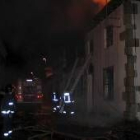 Los bomberos de León se desplazaron a Vegaquemada