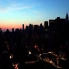 Panorámica del centro de Nueva York, totalmente a oscuras a consecuencia del apagón