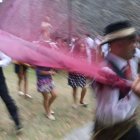 La imagen muestra una de las danzas que en la romería de agosto se pueden ver en el valle de Fornela. L. DE LA MATA